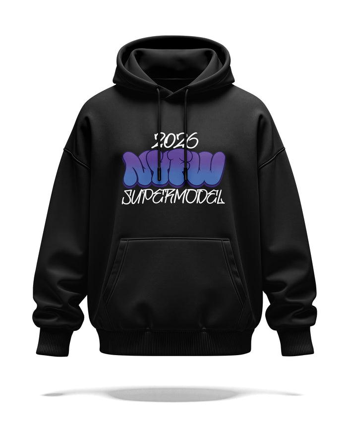 2026 NYFW Bubble Letter Hoodie