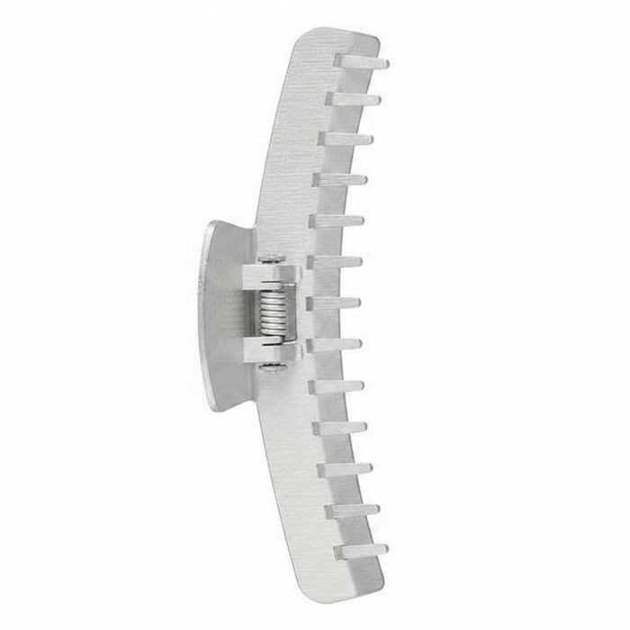 Annie Aluminum Wave Clamps 3 Inch, 4 Count, Silver