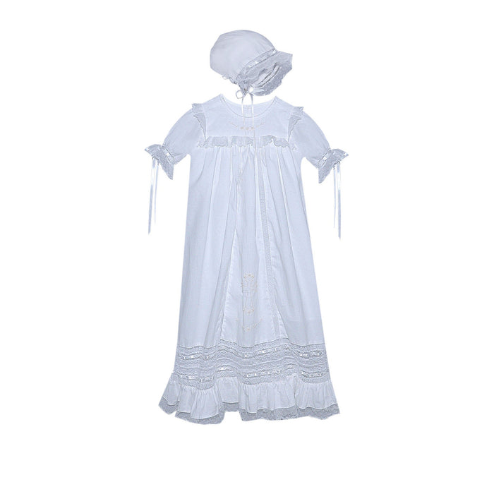 Baby Sen Kennedy Christening Gown-White