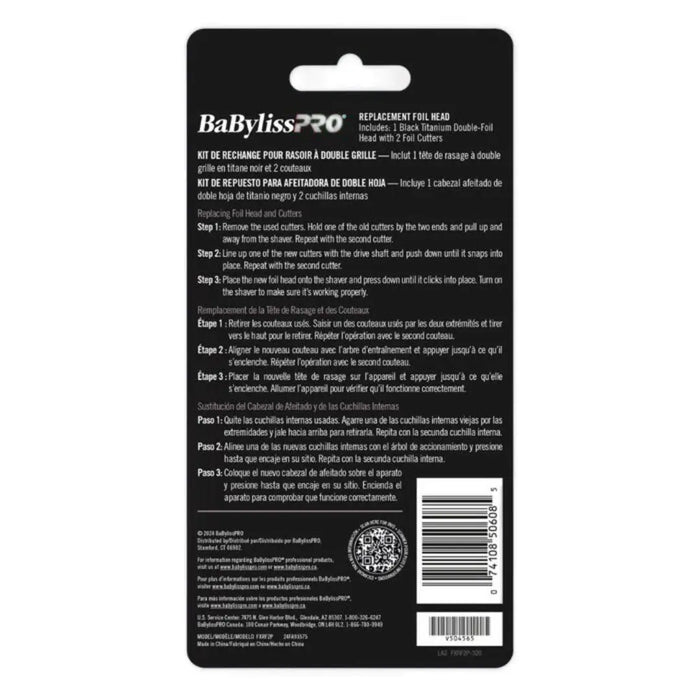 BaBylissPRO Replacement Foils & Cutter for FOILFX02 (Purple) - BUYBARBER.COM