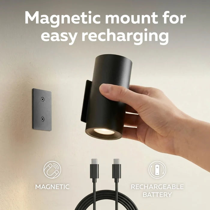 Calex Valmer Wall Light - Up & Down – Black