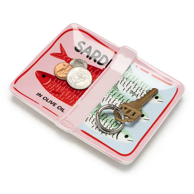 Canned Sardines - Ceramic Trinket & Jewelry Tray / Dish