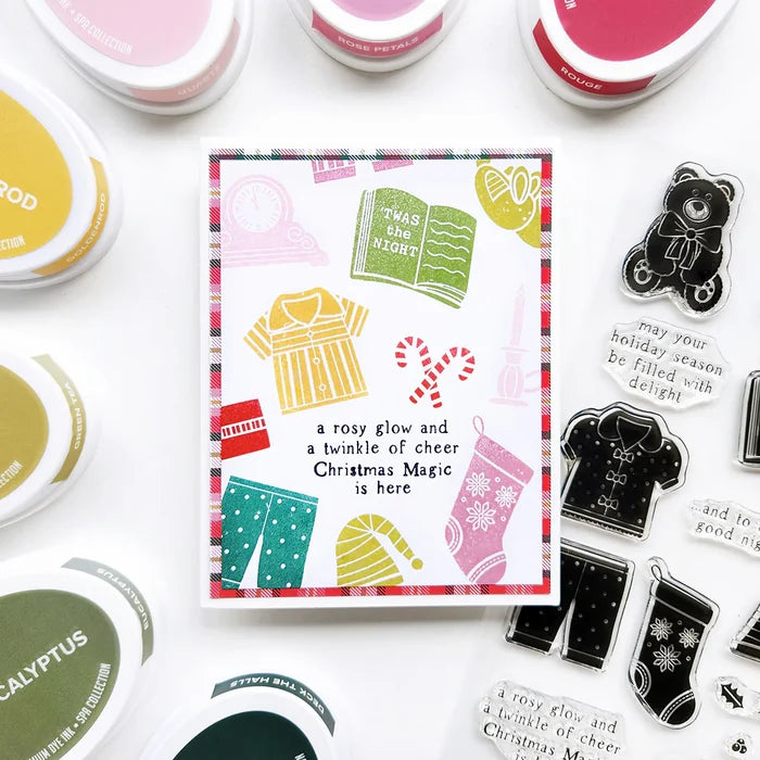 Catherine Pooler - Stamp & Die Set - Night Before Christmas. Available at Embellish Away located in Bowmanville Ontario Canada. Example by Amanda at Catherine Pooler Designs.