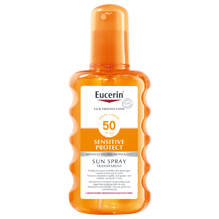 Eucerin Sun Protection Sensitive Transparent Sun Spray SPF 50 200ml