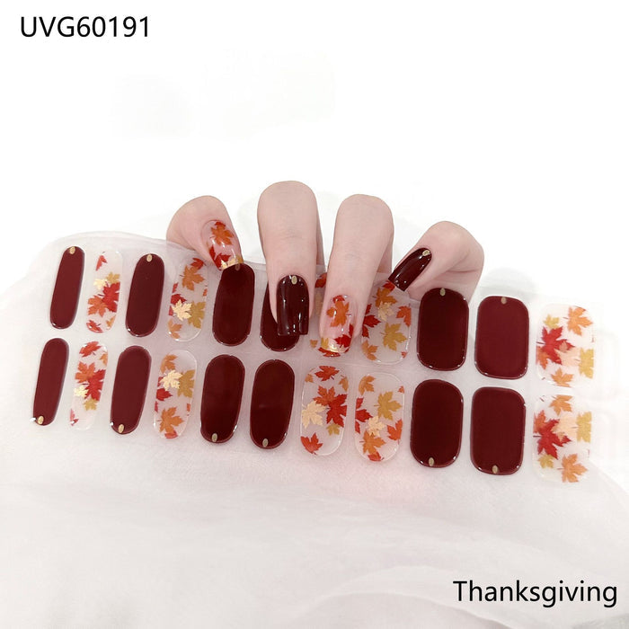 ins UV gel nail sticker UVG60191