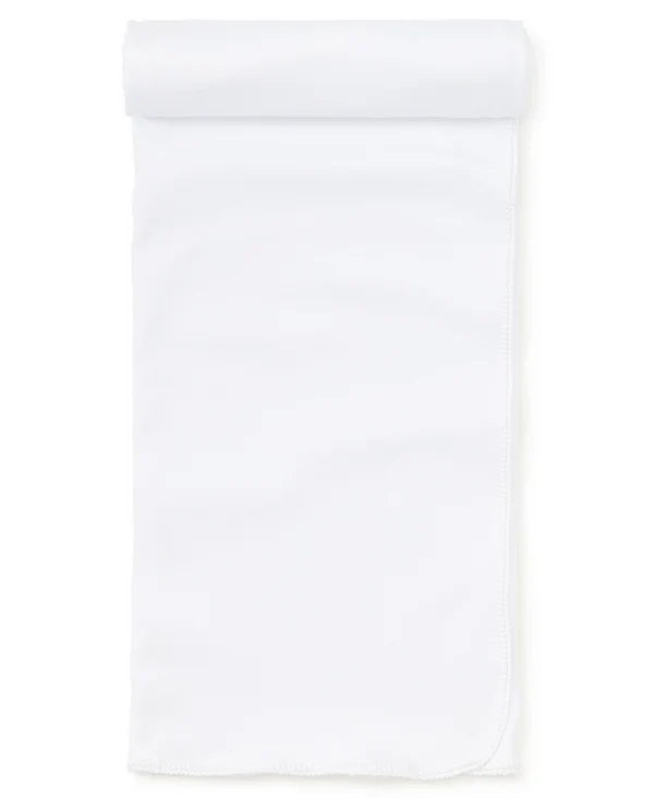 Kissy Premier White/White Trim Blanket