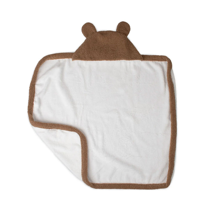 Little Linen Baby Plush Hooded Towel - Bushland Bear