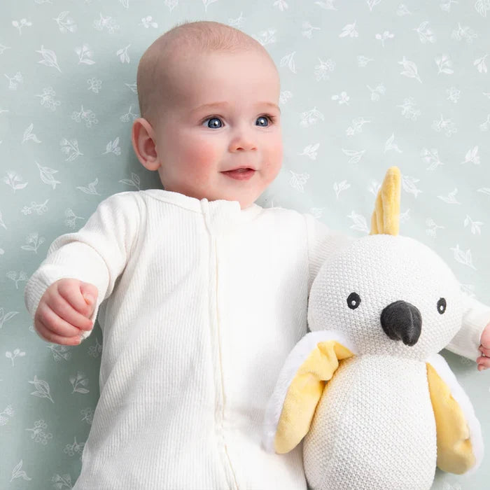 Living Textiles Colin the Cockatoo Knitted Toy