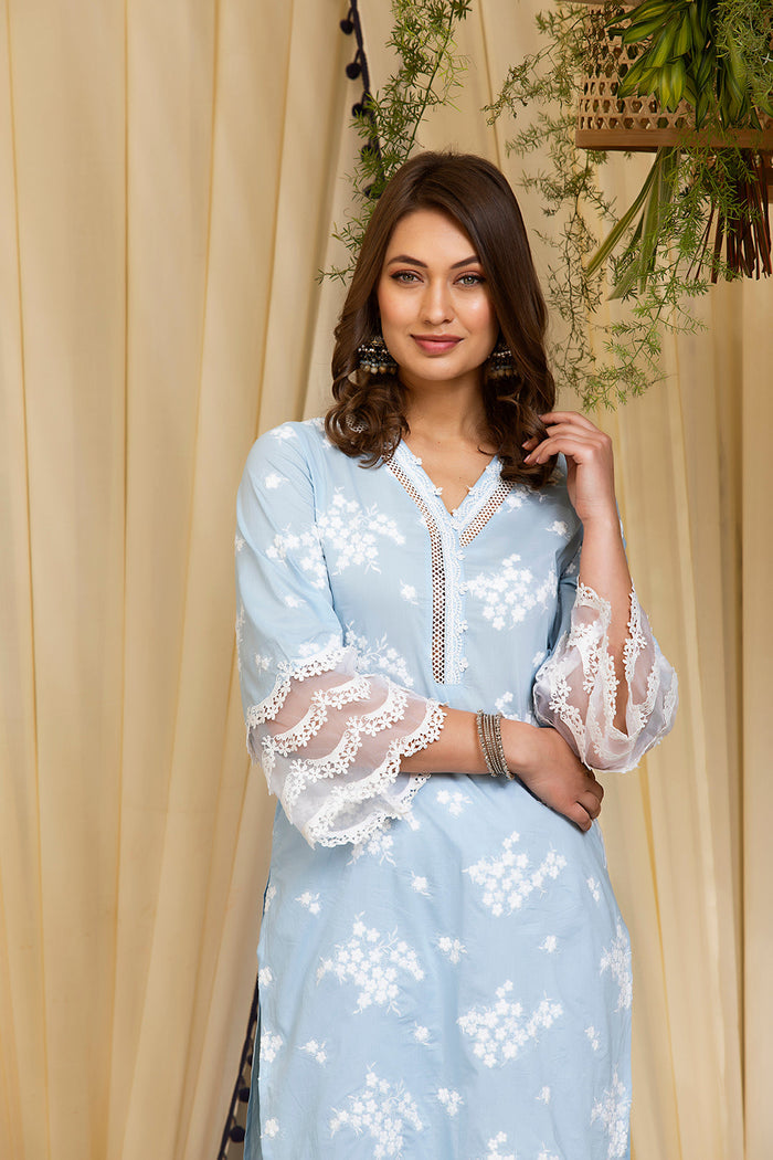 Mulmul Supima Cotton Lola Kurta