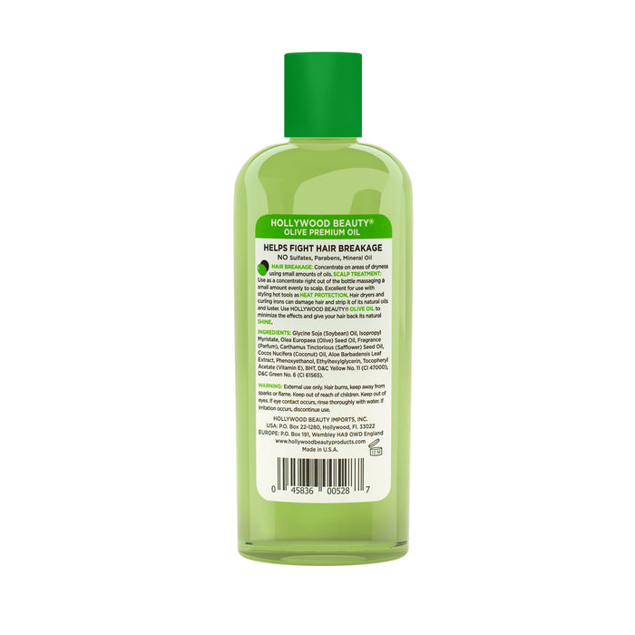 Olive Premium Oil for Hair, Scalp, Skin, and Nails - 8 fl oz