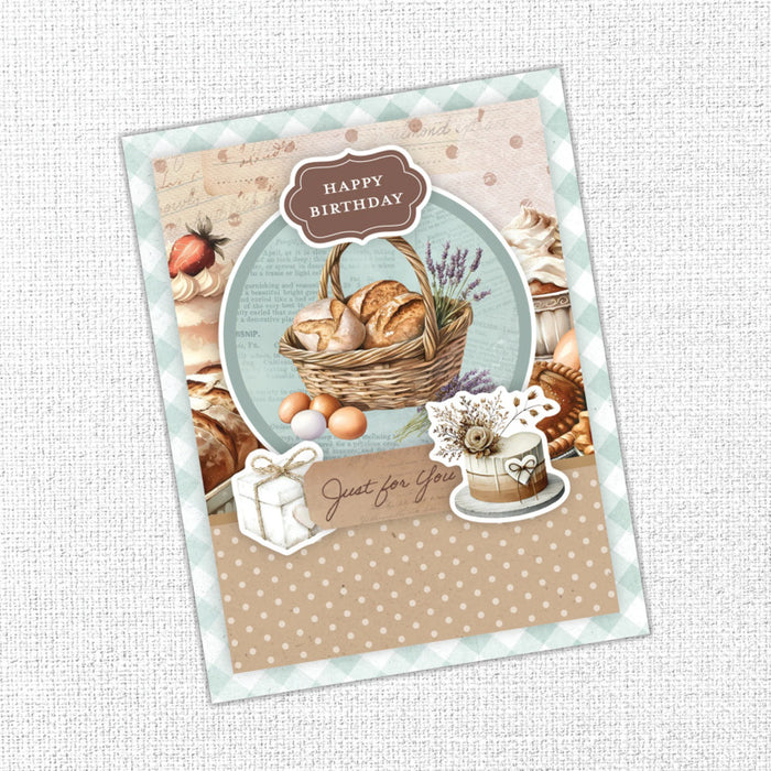 Paper Rose - 6X6 Paper Collection - Heart & Home Memories. 18 double-sided patterned papers. Available at Embellish Away located in Bowmanville Ontario Canada. Example by brand ambassador.