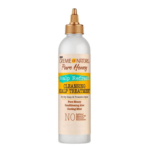 Pure Honey Scalp Refresh Cleansing Scalp Treatment 8oz by CREME OF NATURE