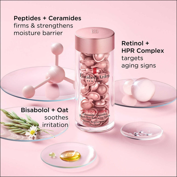 Retinol + HPR Ceramide Capsules Rapid Skin Renewing Serum Duo - 120 Piece