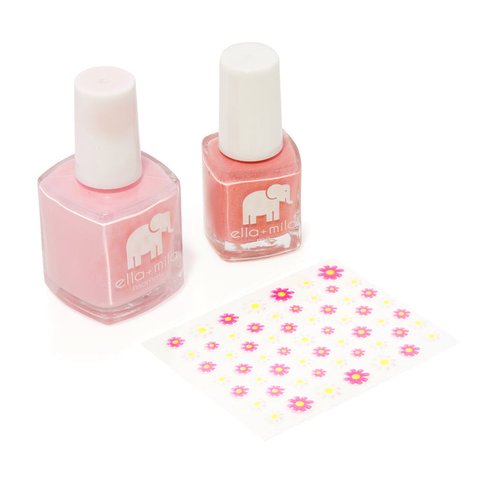 Mommy & Me So in Love and Cotton Candy bottles with nail art stickers