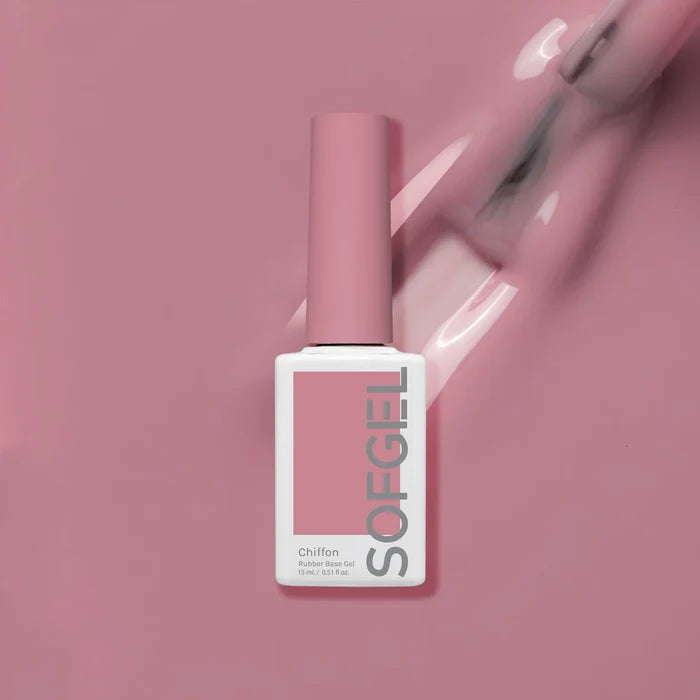 SOFGEL Chiffon Rubber Base Gel - 15ml