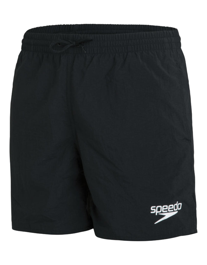 Black Speedo Men’s Essentials 16’’ watershorts with elasticated waist