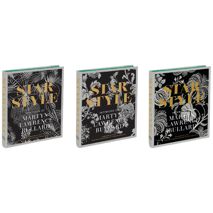 Three books titled 'Star Style' by Martyn Lawrence Bullard on a white background