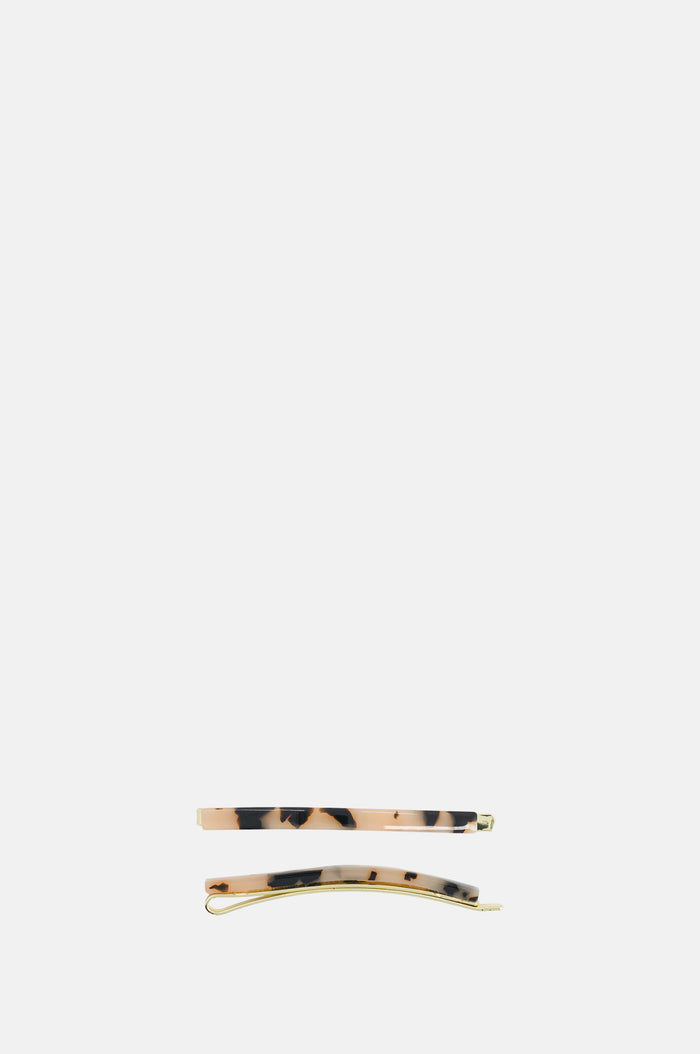 Tortoise Hair Pin x2