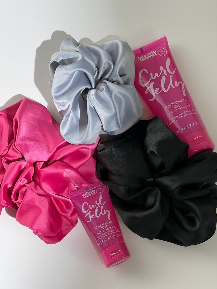 Black Pillow Scrunchie