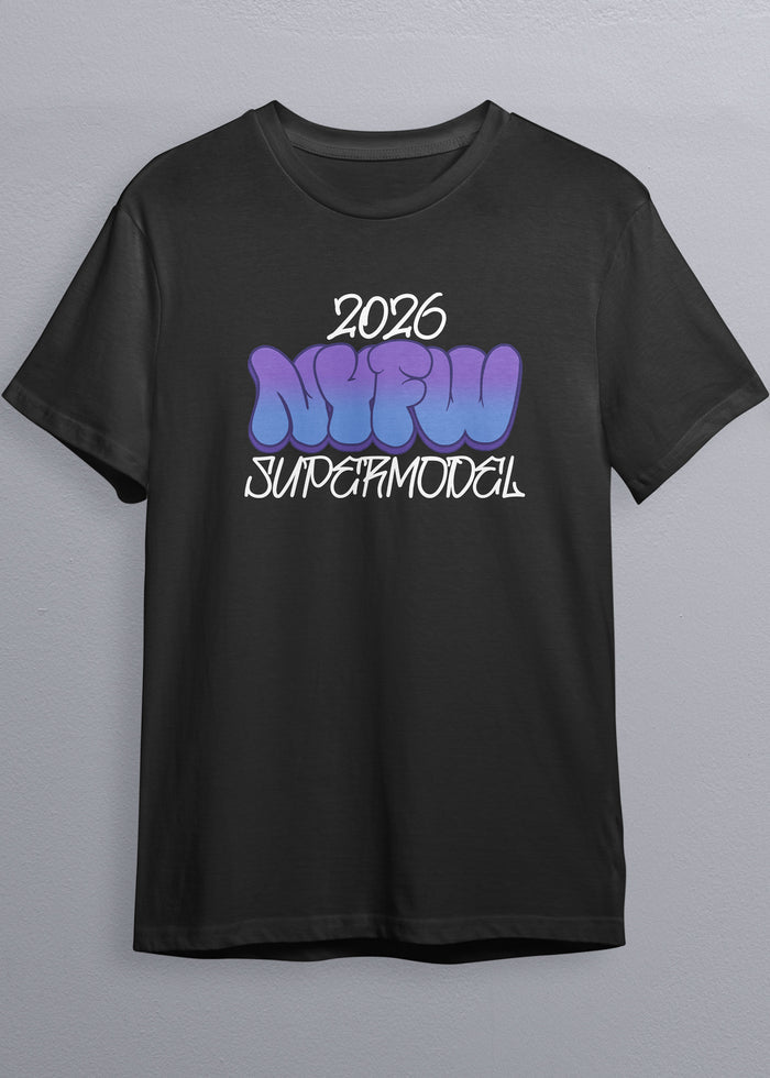 2026 NYFW Bubble Letter T-Shirt