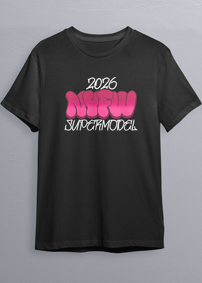 2026 NYFW Bubble Letter T-Shirt