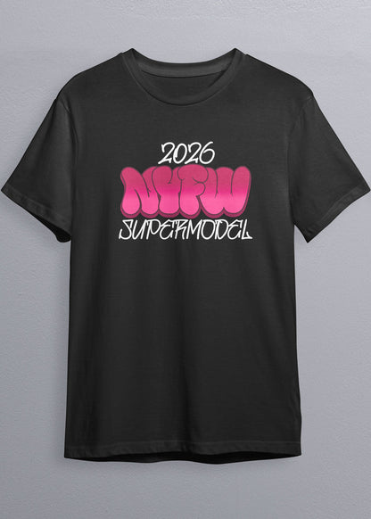 2026 NYFW Bubble Letter T-Shirt