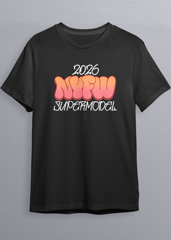 2026 NYFW Bubble Letter T-Shirt