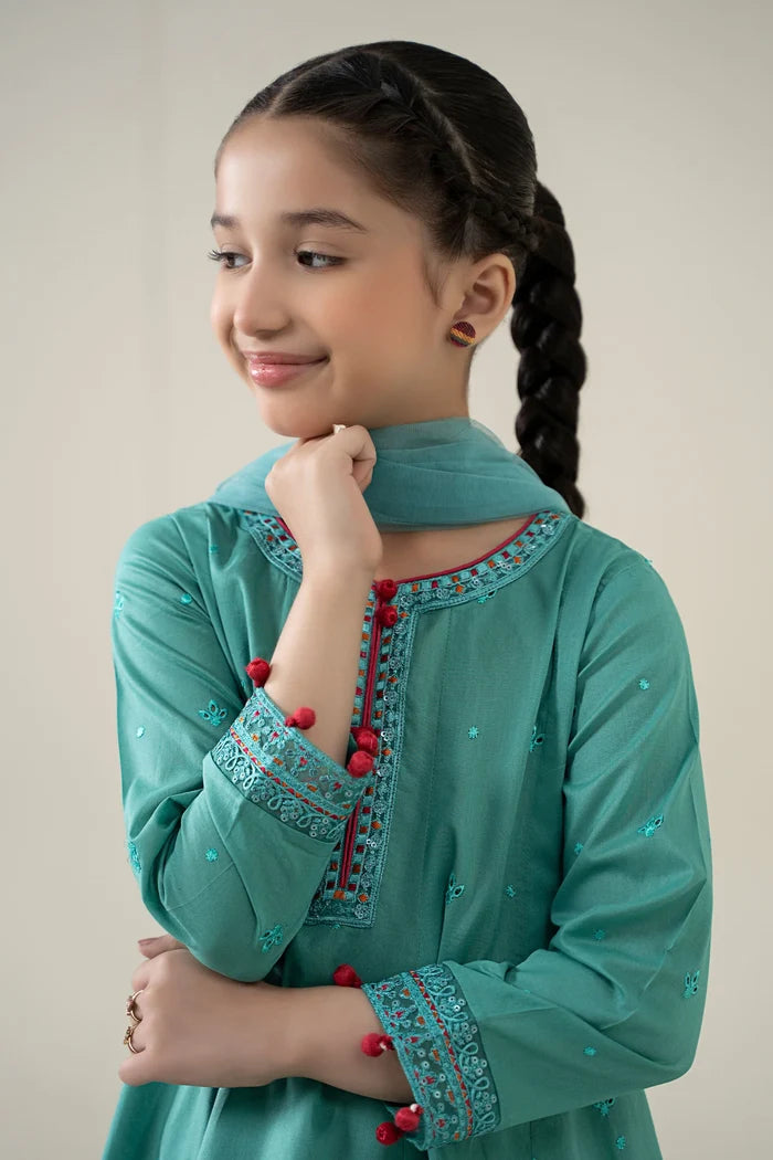 3 Piece Embroidered Lawn Suit