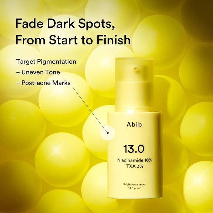 Abib Bright Force Serum 13.0 Pump 30ml سيروم أبيب برايت فورس 13.0 بمضخة - Princess Cosmetics Qatar