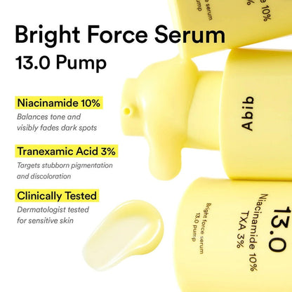 Abib Bright Force Serum 13.0 Pump 30ml سيروم أبيب برايت فورس 13.0 بمضخة - Princess Cosmetics Qatar