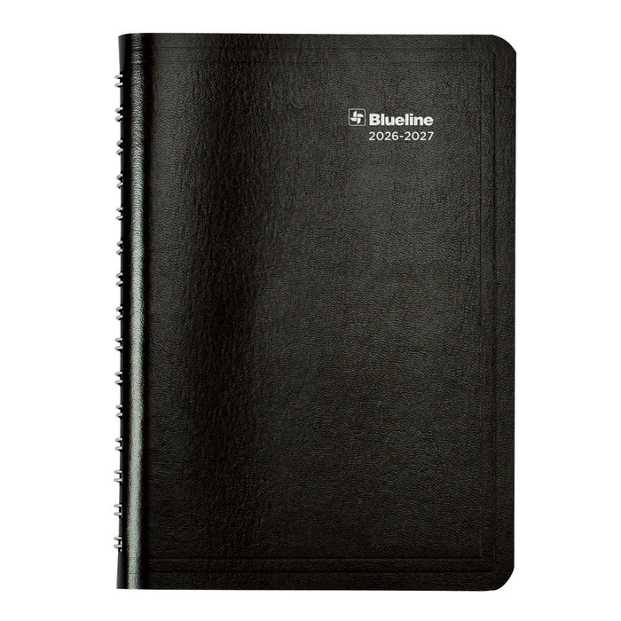 Academic Daily Planner, Classic Black, 2026-2027 - English CA201.BLK-27
