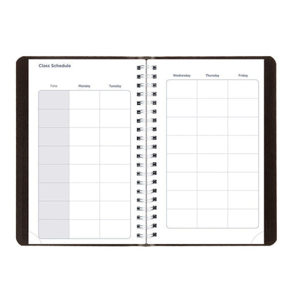 Academic Daily Planner, Classic Black, 2026-2027 - English CA201.BLK-27