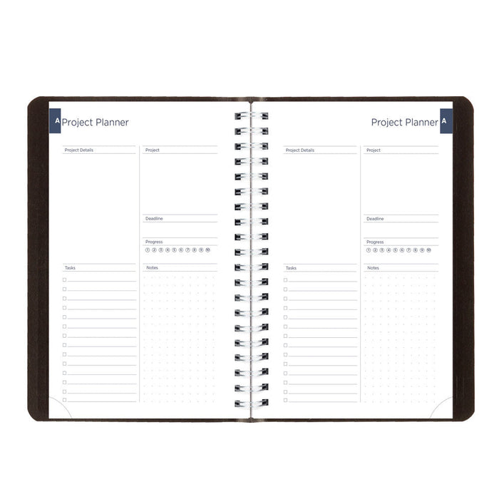 Academic Daily Planner, Classic Black, 2026-2027 - English CA201.BLK-27