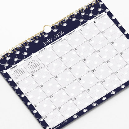 Academic Monthly Small Wall Calendar 2027, English, Nautical (CA171113-27)