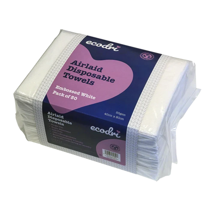 Airlaid White Disposable Towel 40cmx80cm  50PK