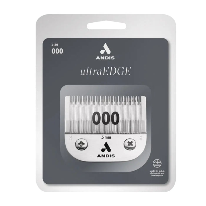 Andis 64073 UltraEdge Detachable Clipper Blade, 0.5mm - Carbonized Steel - BUYBARBER.COM