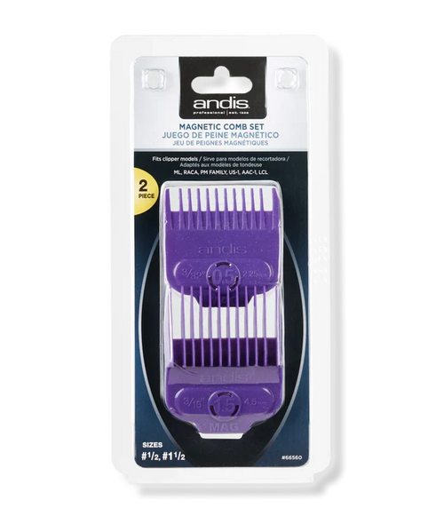 ANDIS MASTER MAGNETIC COMB SET-Size 0.5 & 1.5