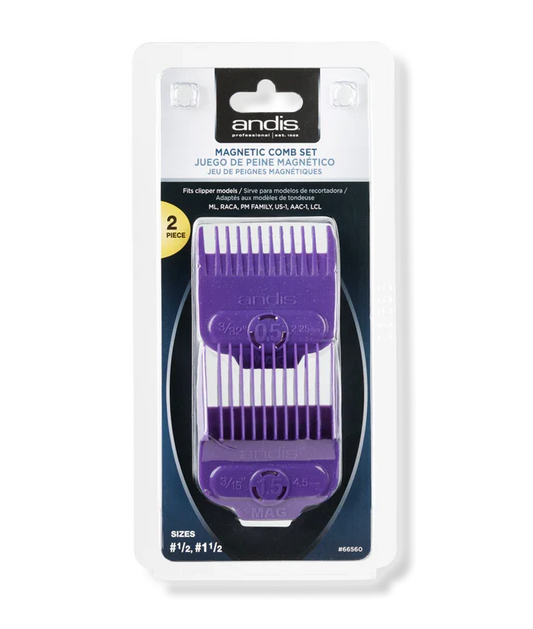 ANDIS MASTER MAGNETIC COMB SET-Size 0.5 & 1.5