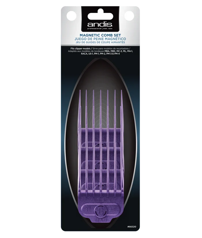 Andis Single Magnetic Large 4-Piece Comb Set (66320)