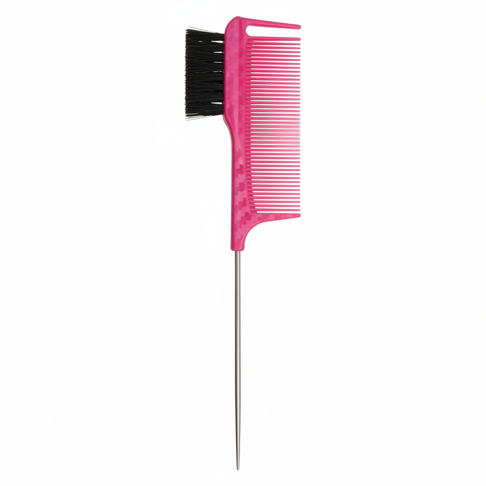 Annie All In One Carbon Edge Brush & Comb, 1 Count, Assorted Colors