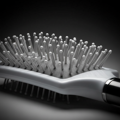 Annie Curved Cushion Brush, 1 Count, Silver