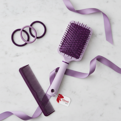 Annie Cushion Paddle Nylon Bristle Brush