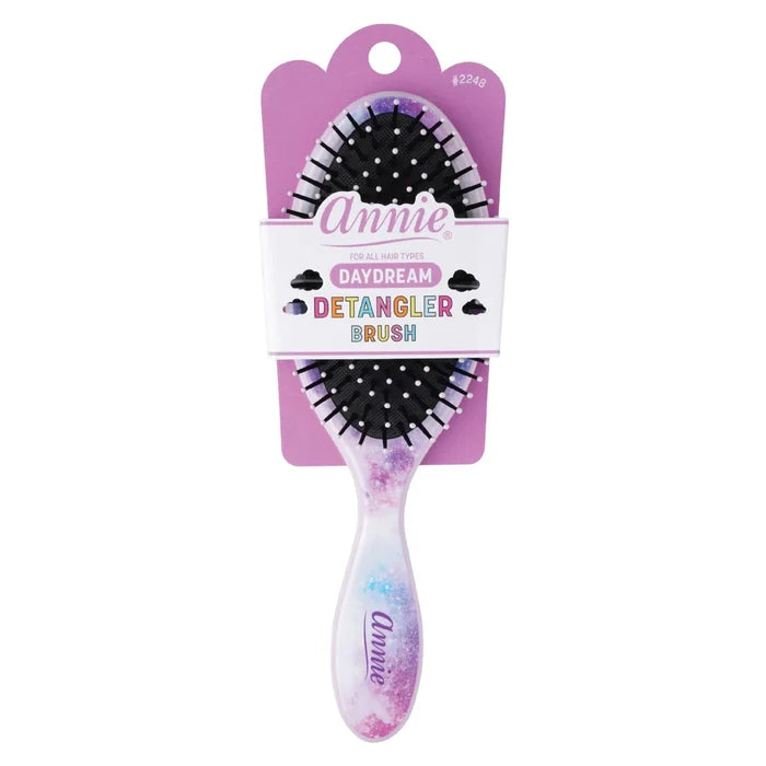 Annie Detangling Round Paddle Brush, 1 Count, Universe Daydream