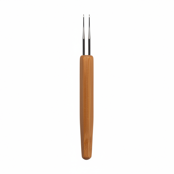 Annie Dreadlocks Crochet Needle 2 Hook 0.75mm, 1 Count, Wood