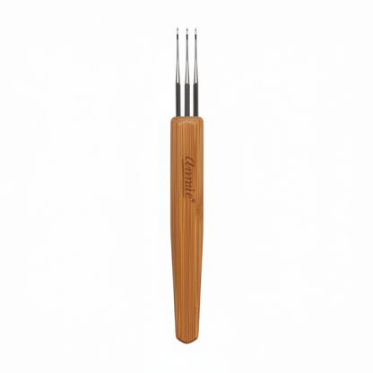 Annie Dreadlocks Crochet Needle 3 Hook 0.75mm, 1 Count, Wood