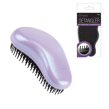 Annie EZ Grip Detangler Brush, 1 Count, Purple