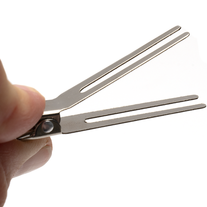 Annie Premium Double Prong Metal Hair Clips, 80 Count, Silver