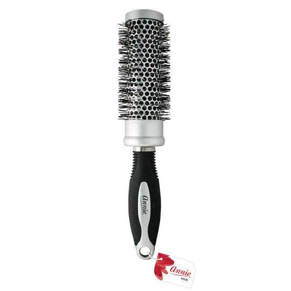 Annie Salon Curling Brush 2 Inch, Heat Resistant Bristles, Silver