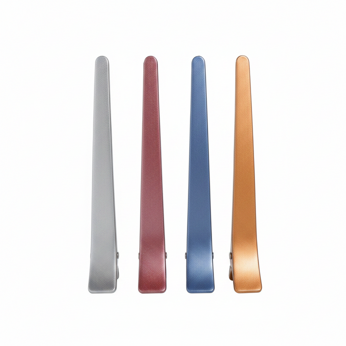 Annie Salon Section Clips 4.6 Inch, 4 Count, Assorted Colors