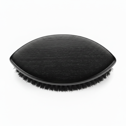 Annie Supreme Military Brush Hard Boar Bristles, 1 Count, Black